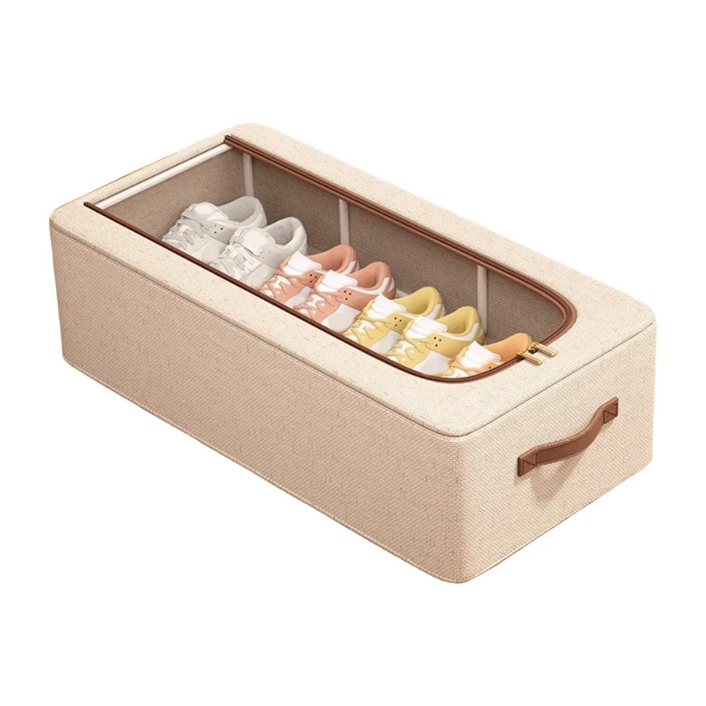 Clear Window Under Bed Shoe Organizer Sturdy Handles Moisture-proof Clothes Quilt Storage Box Folding Dust-proof Shoes Container
Clear Window Under Bed Shoe Organizer Sturdy Handles Moisture-proof Clothes Quilt Storage Box Folding Dust-proof Shoes Container