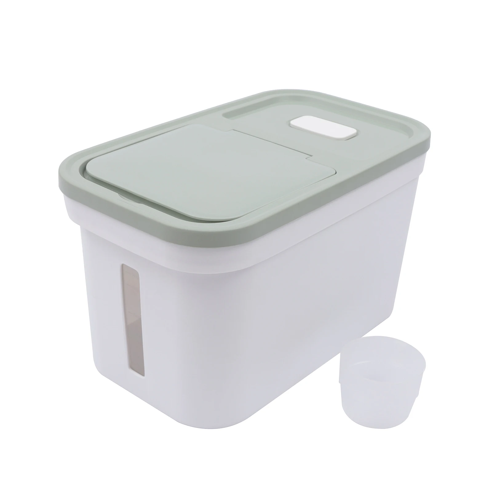 10kg Airtight Rice Container Large Storage Dispenser PP Storage Bin for Food Airtight Bulk Food Storage Bin with a Measuring Cup
10kg Airtight Rice Container Large Storage Dispenser PP Storage Bin for Food Airtight Bulk Food Storage Bin with a Measuring Cup