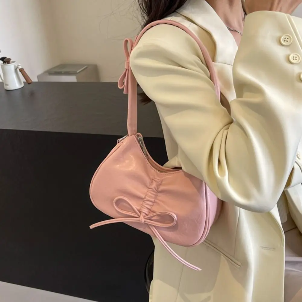 Trendy Bowknot Balletcore Bow Handbag Korean Style Drawstring Bow Tie Shoulder Bag Shopping Bag Silver PU Leather Hobo Bag Girls
Trendy Bowknot Balletcore Bow Handbag Korean Style Drawstring Bow Tie Shoulder Bag Shopping Bag Silver PU Leather Hobo Bag Girls
