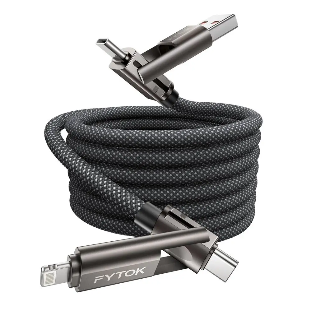60W 4-in-1 USB-C to Lightning Charging Cable for iPhone, iPad, Android, and More
60W 4-in-1 USB-C to Lightning Charging Cable for iPhone, iPad, Android, and More