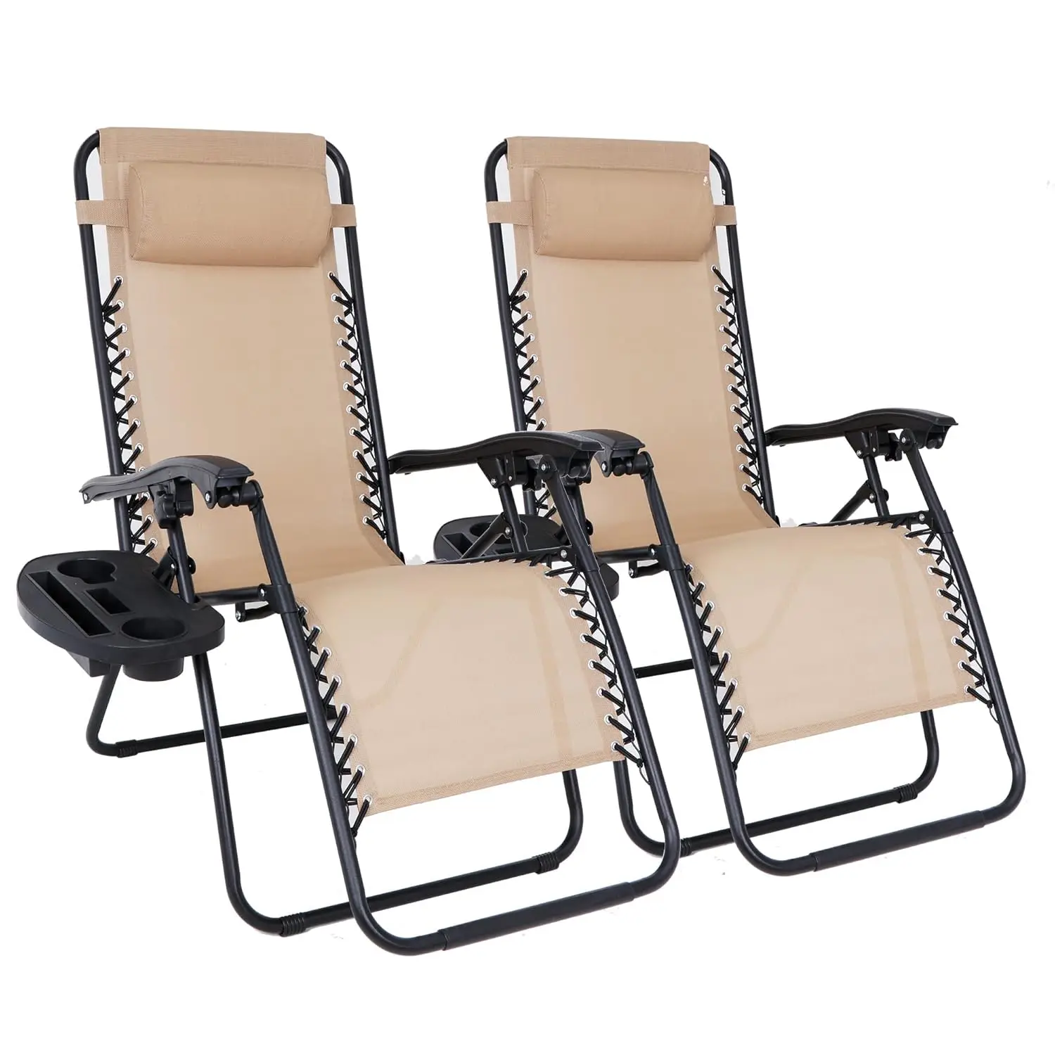 Zero Gravity Chair Set of 2 Folding Anti Gravity Recliner Outdoor Patio Beach Lounger Chair with Side Cup Holder Tray, Custom
Zero Gravity Chair Set of 2 Folding Anti Gravity Recliner Outdoor Patio Beach Lounger Chair with Side Cup Holder Tray, Custom