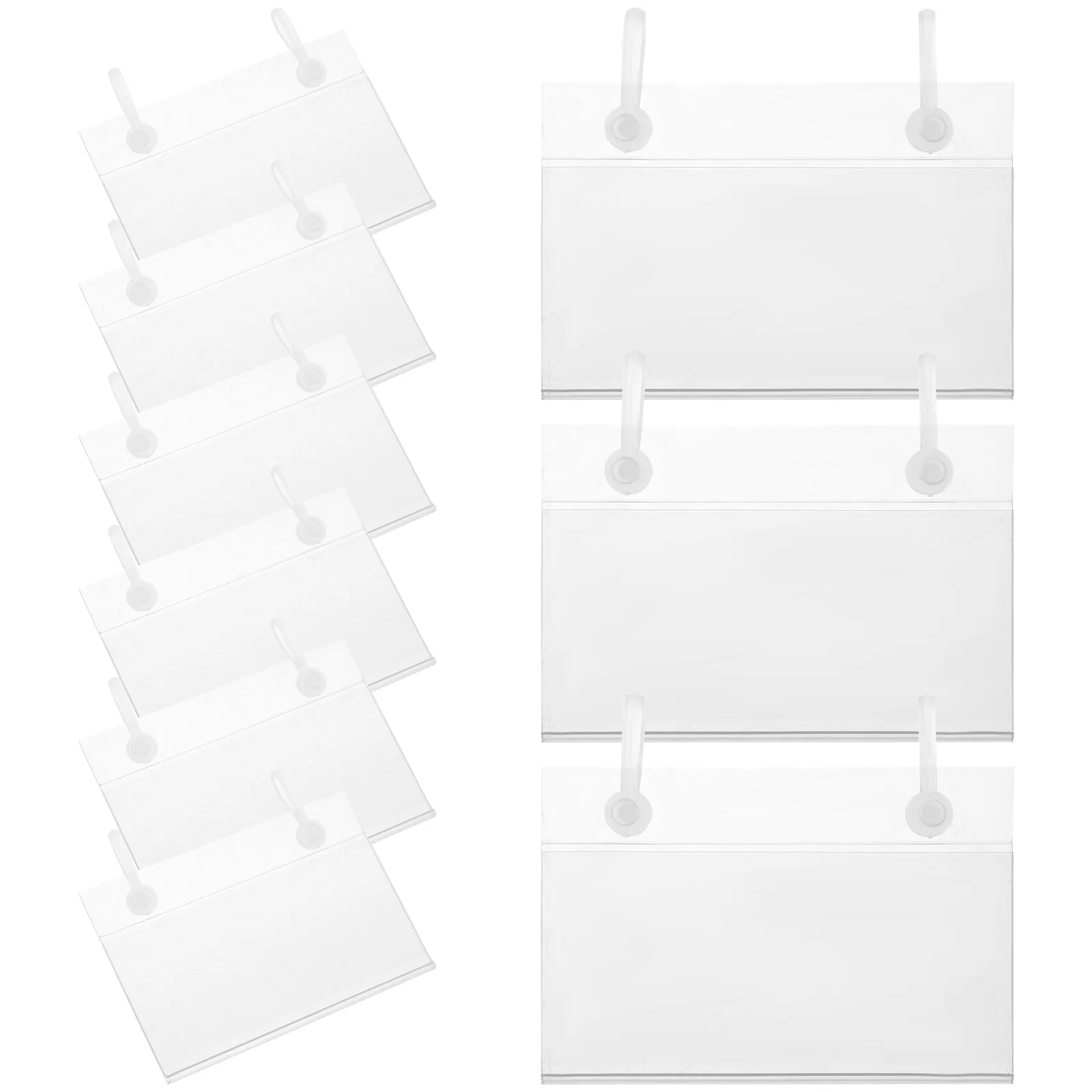 50 Pcs Sticky Labels Price Tag Holder Display Stand Hook up Wear-resistant Sign Kitchen
50 Pcs Sticky Labels Price Tag Holder Display Stand Hook up Wear-resistant Sign Kitchen