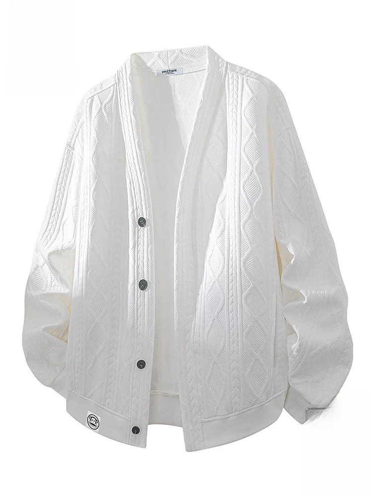 Мужская толстовка Paul Frank свободного кроя белого цвета с объемным принтом обезьяны, повседневная осенняя верхняя одежда, удобная, с длинными рукавами.
Мужская толстовка Paul Frank свободного кроя белого цвета с объемным принтом обезьяны, повседневная осенняя верхняя одежда, удобная, с длинными рукавами.