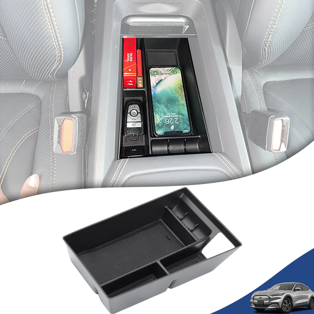 Car Armrest Storage Box Central Console Organizer Tray for Ford Mustang Mach-E 2021-2023 Stowing Tidying Interior Accessories
Car Armrest Storage Box Central Console Organizer Tray for Ford Mustang Mach-E 2021-2023 Stowing Tidying Interior Accessories