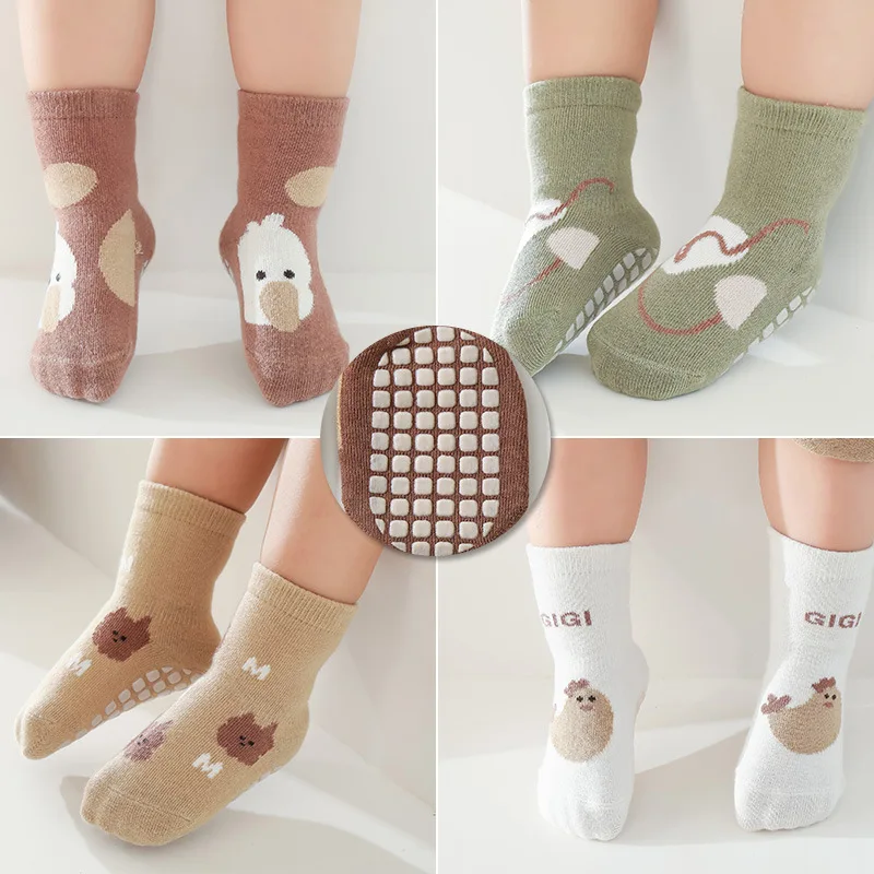 Cute Animal Baby Boys Girls Cotton Sock Autumn Non Slip Indoor Floor Grip Soft Toddler Breathable Newborn Baby Socks
Cute Animal Baby Boys Girls Cotton Sock Autumn Non Slip Indoor Floor Grip Soft Toddler Breathable Newborn Baby Socks
