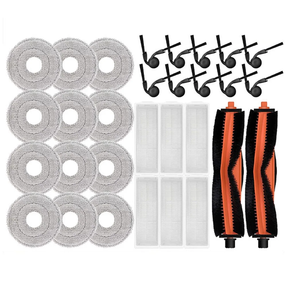 【SPECIAL OFFER】For S40 Pro/OV71GL Robot Vacuum Replacement Parts- Main Brush, Side Brush, HEPA Filter& Mop Cloth Accessor
【SPECIAL OFFER】For S40 Pro/OV71GL Robot Vacuum Replacement Parts- Main Brush, Side Brush, HEPA Filter& Mop Cloth Accessor