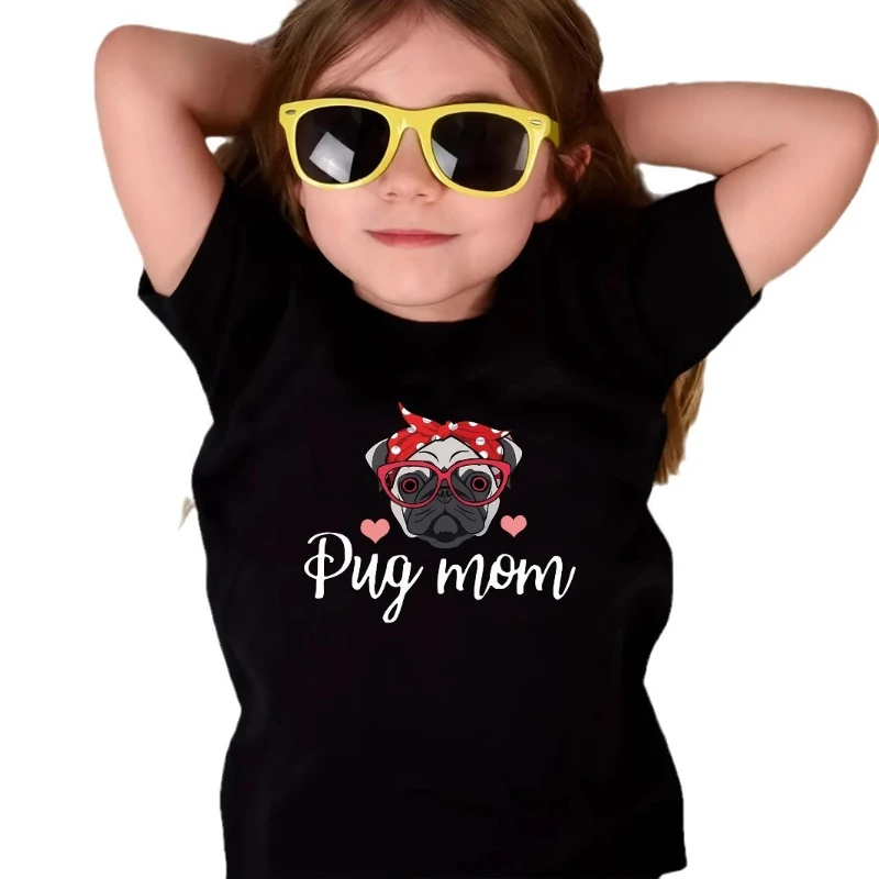 INS Boys and Girls PUG MOM Pattern Printed Round Neck Short-sleeved T-shirt Children's Summer Wear Kids Clothes
INS Boys and Girls PUG MOM Pattern Printed Round Neck Short-sleeved T-shirt Children's Summer Wear Kids Clothes