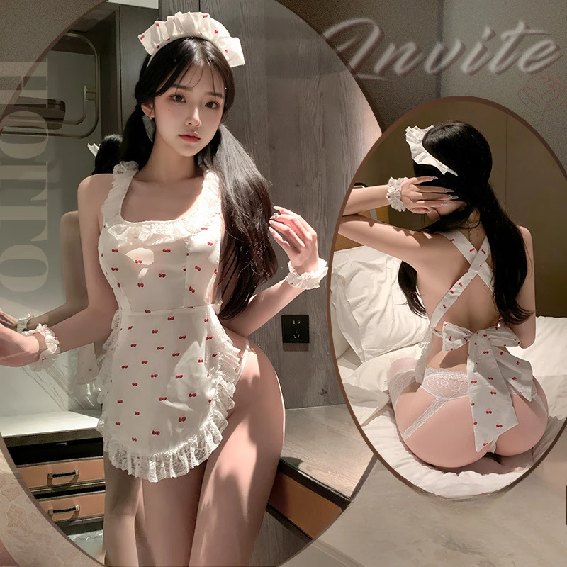 Lace Assless Apron Maid Outfit Erotic Lingerie Sexy Bare Back Seduction Porno Costume Sexy Women Open Naughty Costumes
Lace Assless Apron Maid Outfit Erotic Lingerie Sexy Bare Back Seduction Porno Costume Sexy Women Open Naughty Costumes