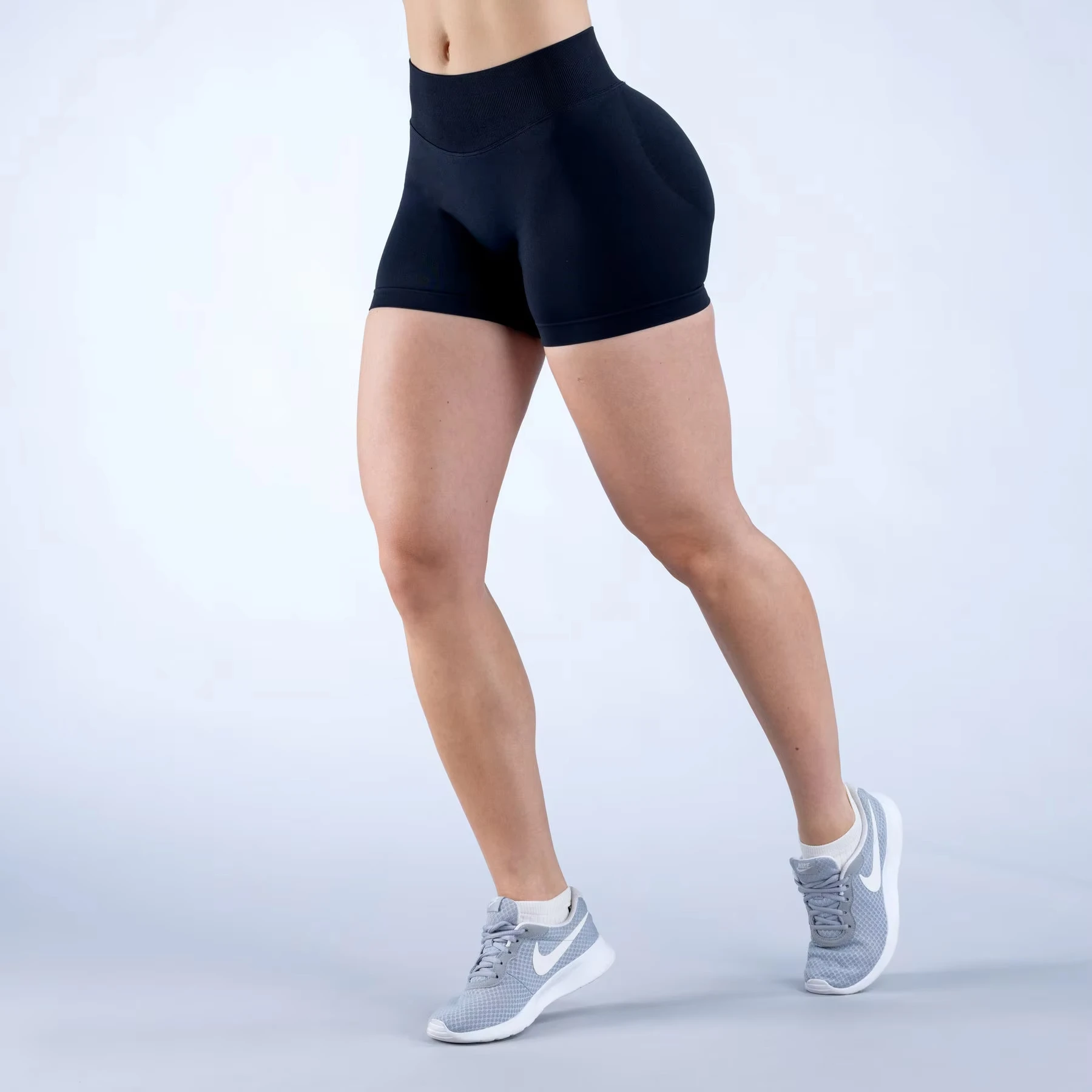Women High Waisted Hip Lifting Fitness Seamless Three Part Pants Yoga Shorts Gym Shorts Women's Fitness Sports Leggjings
Women High Waisted Hip Lifting Fitness Seamless Three Part Pants Yoga Shorts Gym Shorts Women's Fitness Sports Leggjings