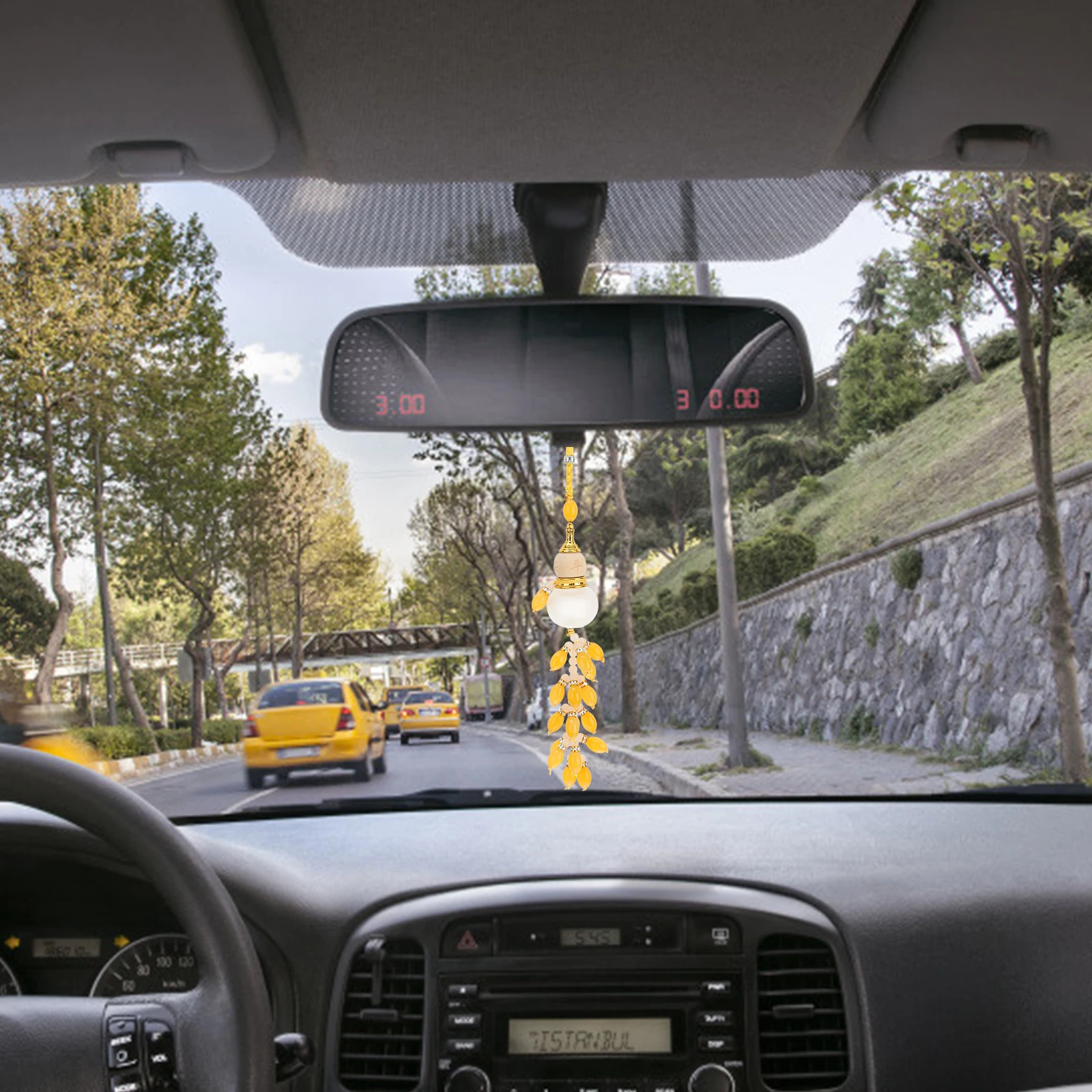 2Pcs Car Pendant Fresheners Natural White Jade Crystal Beads Car Decoration Hanging Decor Hanging nament
2Pcs Car Pendant Fresheners Natural White Jade Crystal Beads Car Decoration Hanging Decor Hanging nament