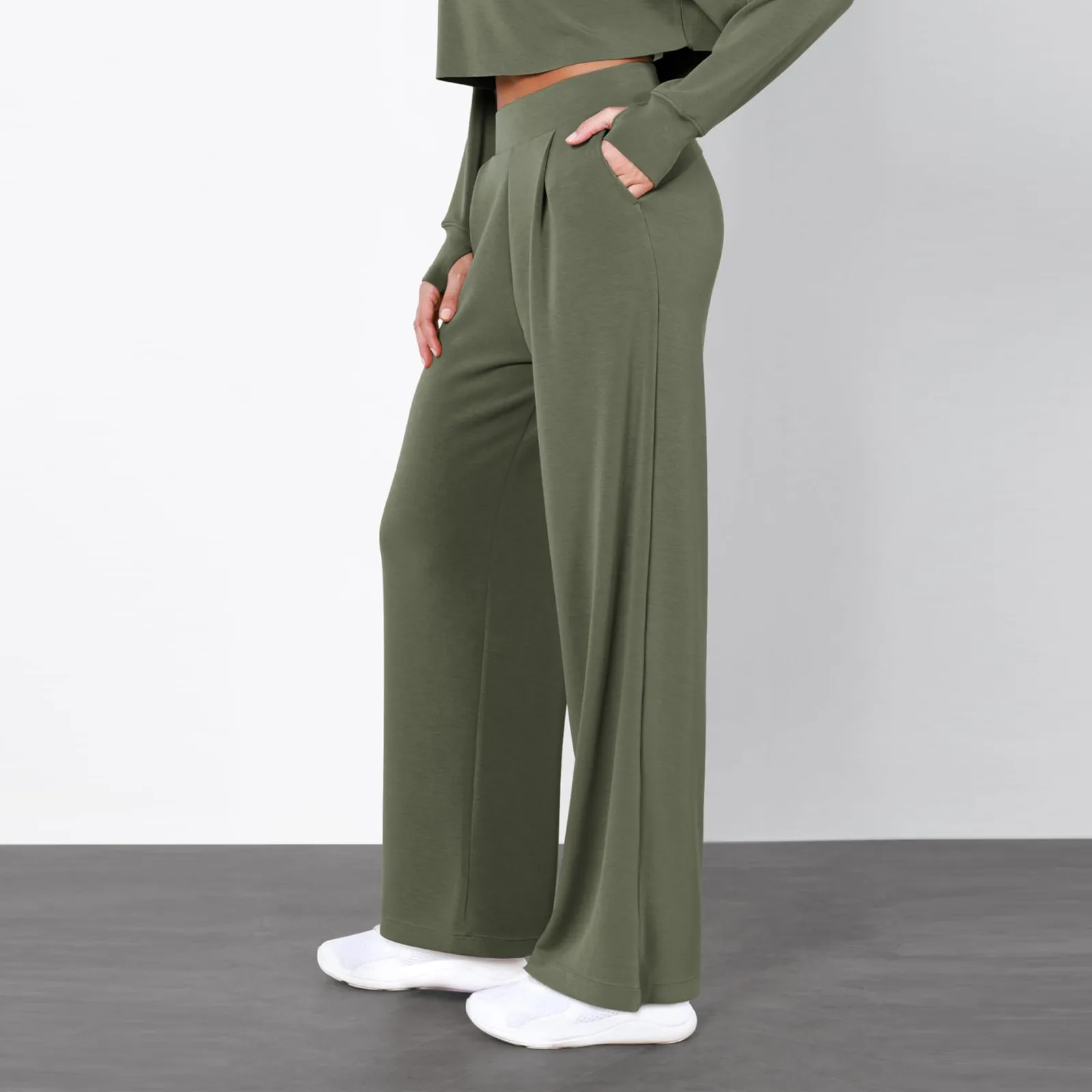 Vintage Solid Pants Women Casual Korean Fashion Elastic High Waist Wide Leg Pants Loose Harajuku Female Trousers
Vintage Solid Pants Women Casual Korean Fashion Elastic High Waist Wide Leg Pants Loose Harajuku Female Trousers