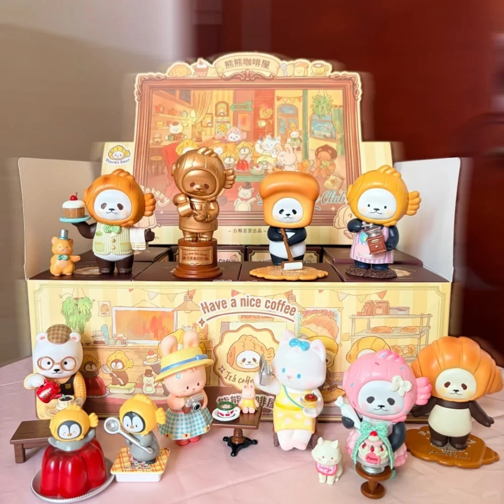 Bear Coffee Club Series Blind Box Cute Doll Figure Ornament Model Trendy Desktop Decoration Surprise Bag Toy Gift Collections
Bear Coffee Club Series Blind Box Cute Doll Figure Ornament Model Trendy Desktop Decoration Surprise Bag Toy Gift Collections