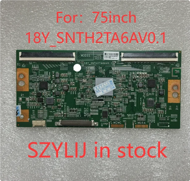 Good quality for Logic Tcon TV Board 18Y-SNTH2TA6AV0.1 Screen LMY750FN01-A
Good quality for Logic Tcon TV Board 18Y-SNTH2TA6AV0.1 Screen LMY750FN01-A