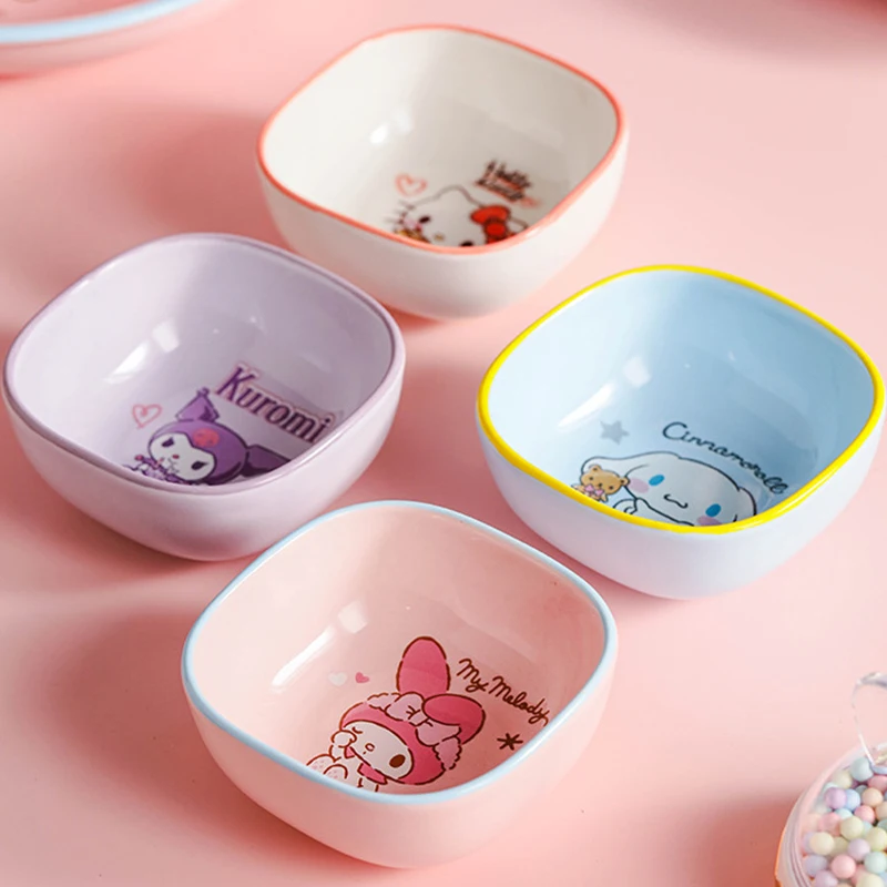 Sanrio Kawaii Hello Kitty 4-inch Sauce Seasoning Square Plate My Melody Kuromi Anime Cartoon Exquisite Tableware Soup Rice Bowl
Sanrio Kawaii Hello Kitty 4-inch Sauce Seasoning Square Plate My Melody Kuromi Anime Cartoon Exquisite Tableware Soup Rice Bowl