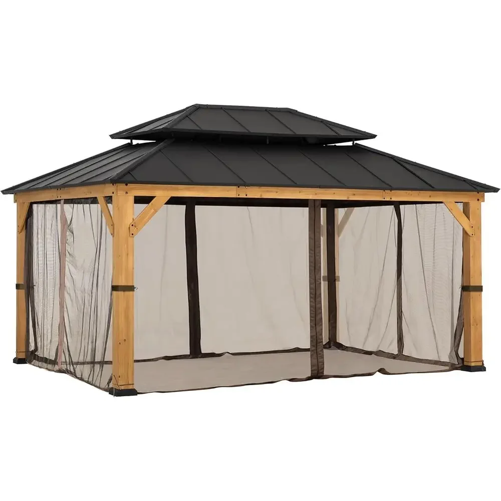 4-Panel Waterproof Mosquito Netting for 12x16 Gazebo, Patio, and Backyard, Brown
4-Panel Waterproof Mosquito Netting for 12x16 Gazebo, Patio, and Backyard, Brown