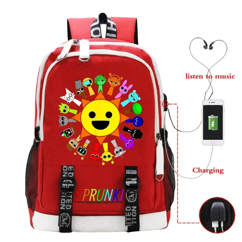 Student Sprunki Sun Print Backpack Hight Quality Incredibox Game Travel Bagpack 2025 Fashion Sprunki Children Schoolbag Mochila
Student Sprunki Sun Print Backpack Hight Quality Incredibox Game Travel Bagpack 2025 Fashion Sprunki Children Schoolbag Mochila