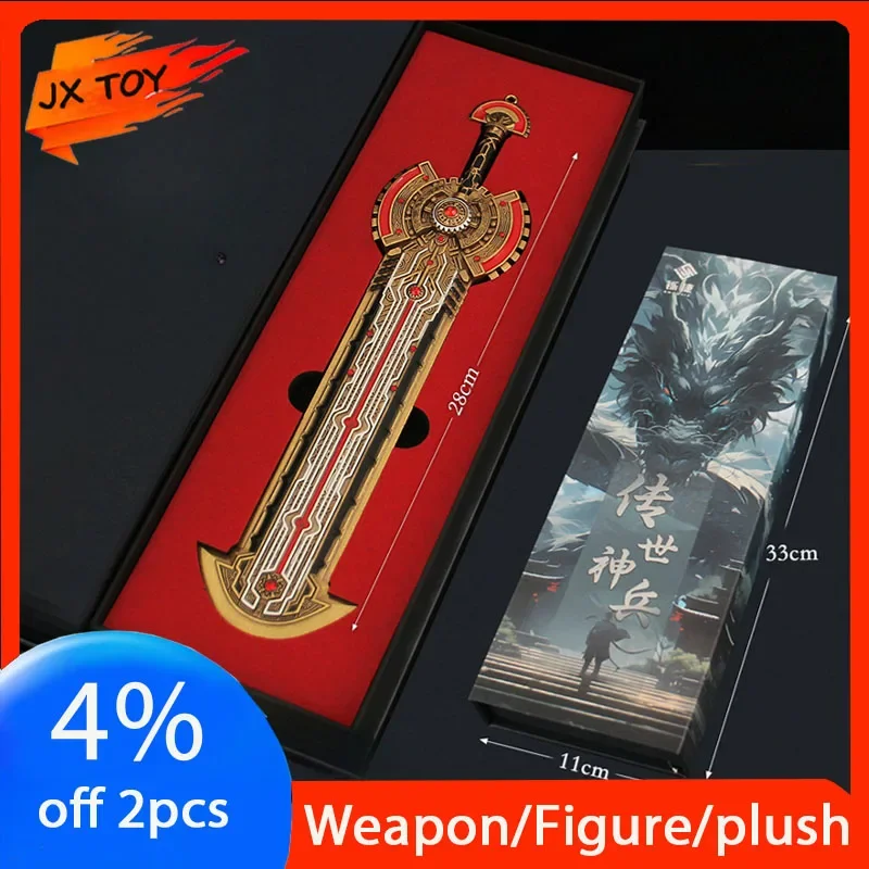 JX TOY 28cmDoula Continent Weapon Ji Juechen The Sword of Judgment Collectible Red Gift Box Diamond Studded Game Katana Toys Boy
JX TOY 28cmDoula Continent Weapon Ji Juechen The Sword of Judgment Collectible Red Gift Box Diamond Studded Game Katana Toys Boy