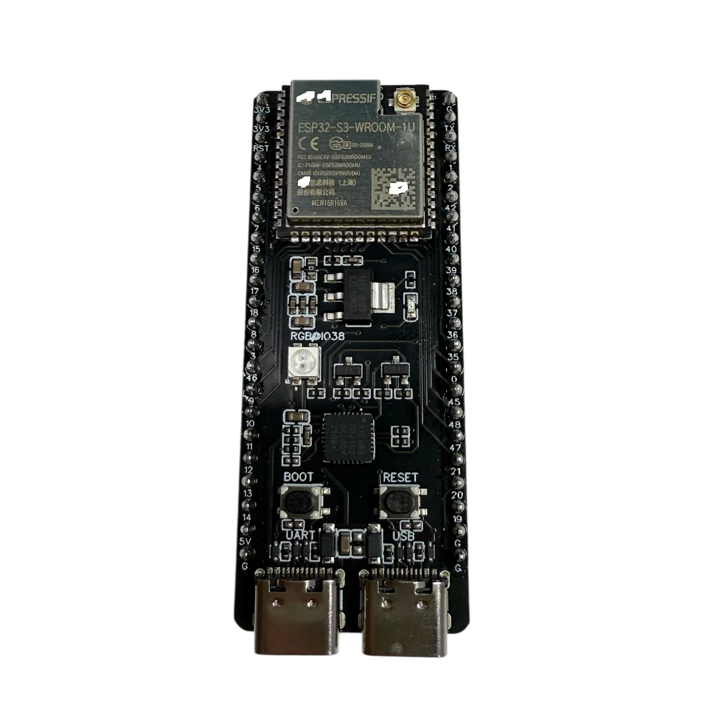 ESP32-S3-WROOM-1U Development Board ESP32-S3-DevKitC-1U N16R16VA Module for Learning And Programming
ESP32-S3-WROOM-1U Development Board ESP32-S3-DevKitC-1U N16R16VA Module for Learning And Programming