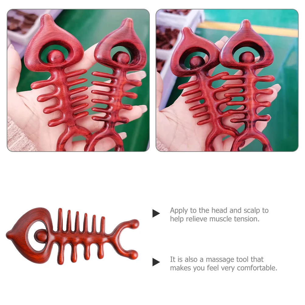 Durable Wooden Fish Bone Massager Comb Smooth Scalp Massage Tool Body Relaxation Travel Portable Handheld Gift
Durable Wooden Fish Bone Massager Comb Smooth Scalp Massage Tool Body Relaxation Travel Portable Handheld Gift