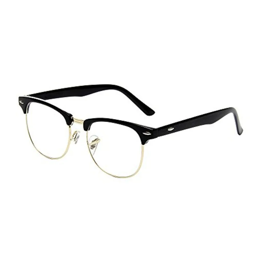 Shiratori New Vintage Fashion Half Frame Semi-Rimless Clear Lens Glasses
Shiratori New Vintage Fashion Half Frame Semi-Rimless Clear Lens Glasses