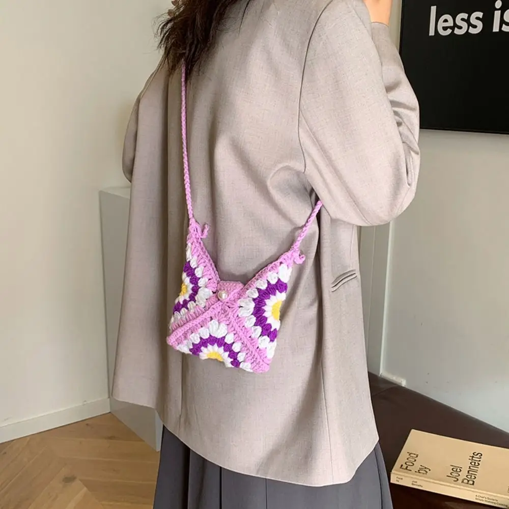 Vintage Shoulder Bag Crochet Flower Knitted Bag Sunflower Bohemian Weave Bag Handbag Large Capacity Beach Bag Travel
Vintage Shoulder Bag Crochet Flower Knitted Bag Sunflower Bohemian Weave Bag Handbag Large Capacity Beach Bag Travel