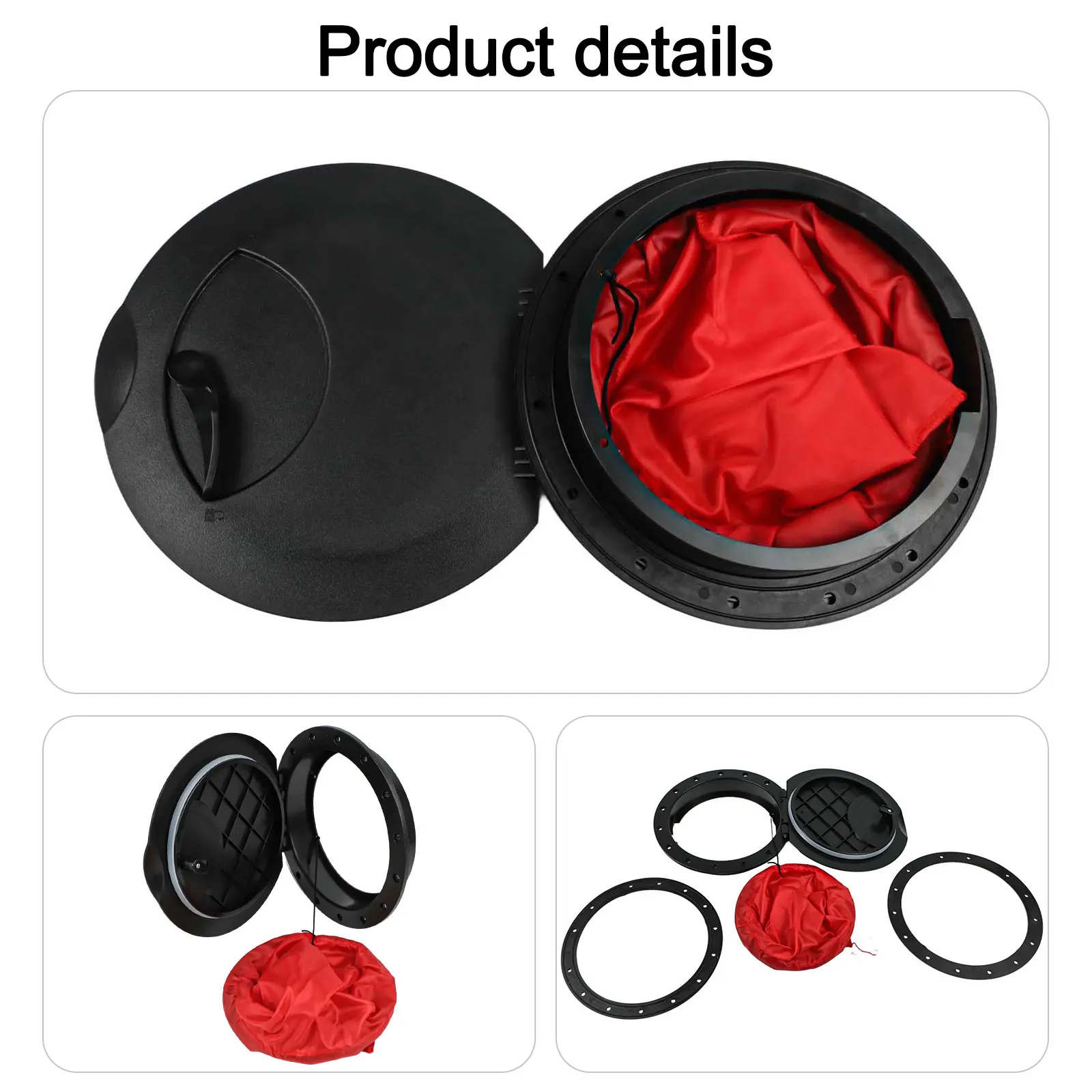 9 Inch 9 Inch Deck Plate 9 Inch Round Hatch Cover Accessory Cover Secure Closure Design Effective Water Protection