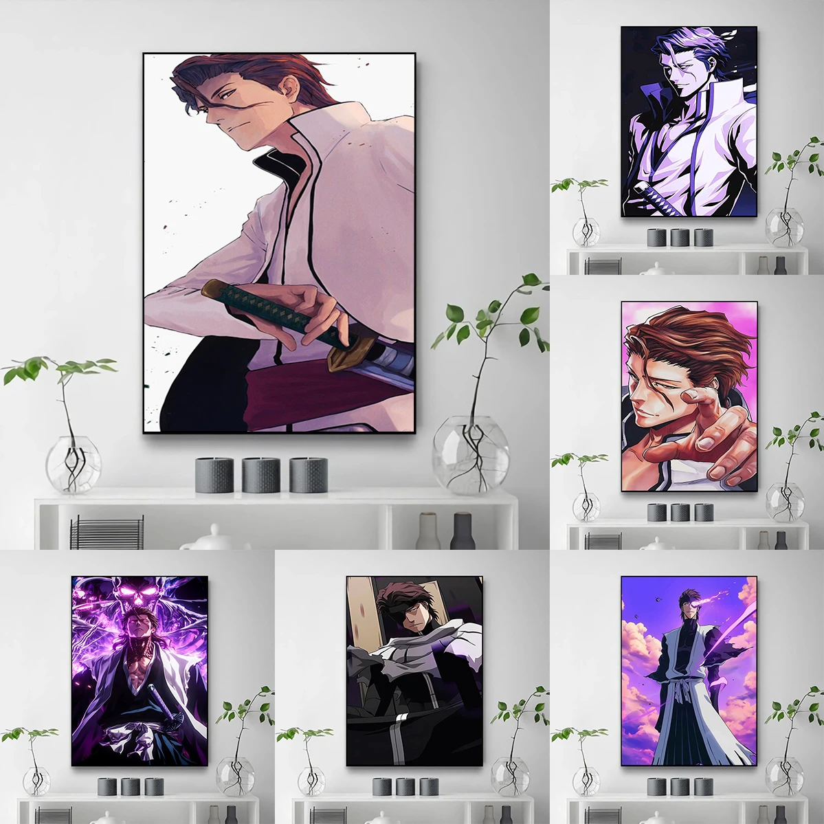 BLEACH Aizen Sousuke Poster Vintage Decorative Prints Wall Painting Canvas For Home Decor Bedroom Decoration Room
BLEACH Aizen Sousuke Poster Vintage Decorative Prints Wall Painting Canvas For Home Decor Bedroom Decoration Room