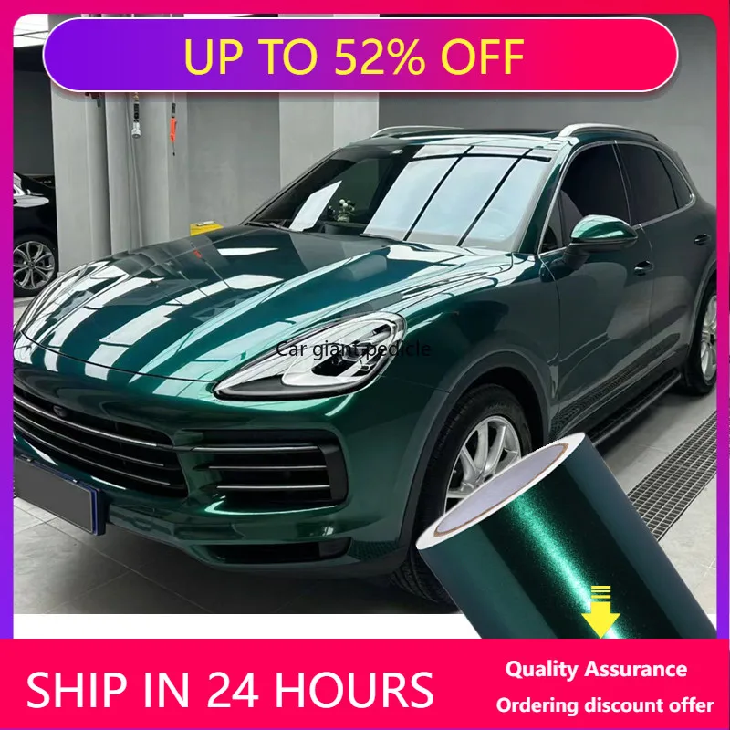 Gloss Metal Royal Green R Car Wrap Film Auto Plastic Auto Plastic Assurance Air passage pattern Stickers Covering Foil 1.52x17M
Gloss Metal Royal Green R Car Wrap Film Auto Plastic Auto Plastic Assurance Air passage pattern Stickers Covering Foil 1.52x17M