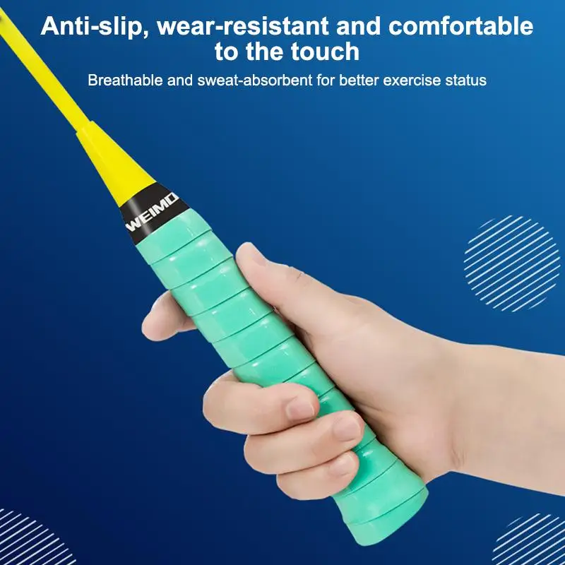 3Pcs/roll Rubber Non-slip Handle Cover Wrap Grip Strap Badminton Racket Handle Sweat Absorbent Tennis Racket
3Pcs/roll Rubber Non-slip Handle Cover Wrap Grip Strap Badminton Racket Handle Sweat Absorbent Tennis Racket
