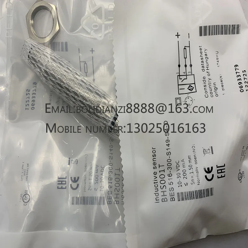 High voltage resistant inductive sensor BHS0021 BES 516-300-S162-S4-D 100% Brand new original
High voltage resistant inductive sensor BHS0021 BES 516-300-S162-S4-D 100% Brand new original