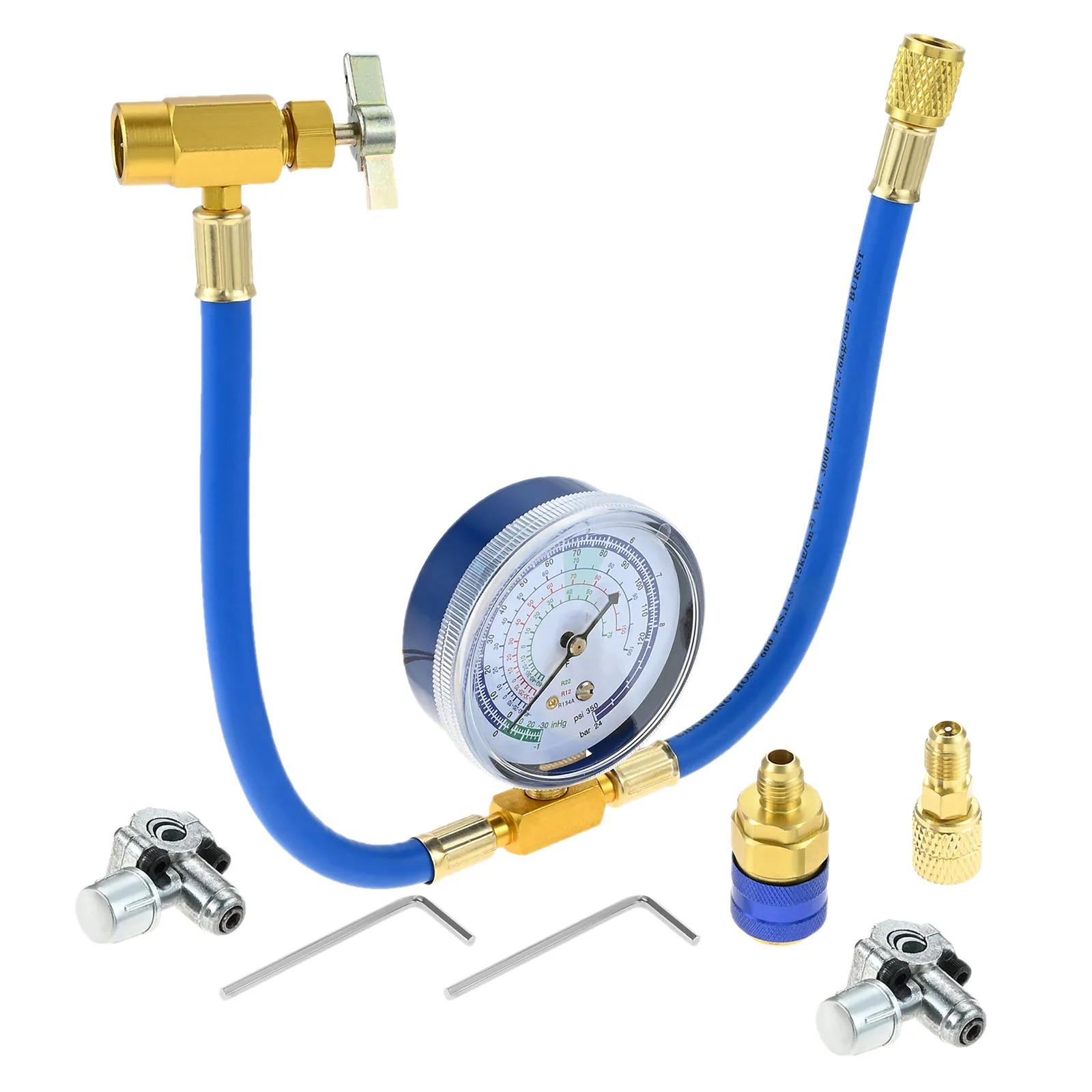 R134A Комплект шлангов для заправки холодильника с манометром шланга для заправки хладагента BPV31 Клапан для прокалывания крана Низкосторонний быстрый адаптер
R134A Комплект шлангов для заправки холодильника с манометром шланга для заправки хладагента BPV31 Клапан для прокалывания крана Низкосторонний быстрый адаптер