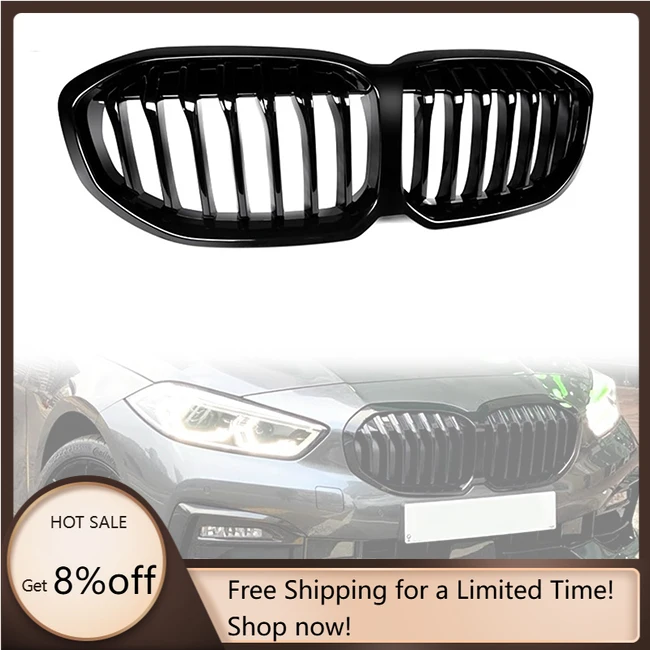 Gloss Black Chrome M Color Single Slat Kidney Front Bumper Grille for 1 Series F40 2020+ ABS Auto Replacement
Gloss Black Chrome M Color Single Slat Kidney Front Bumper Grille for 1 Series F40 2020+ ABS Auto Replacement