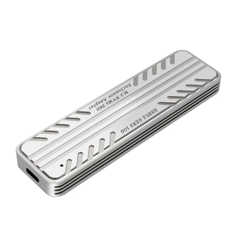 SSD Enclosure NVME Portocol USB3.2 Type-C 10Gbps Hard Case- for M2 PCIe NVMe SSD Disk Box Aluminuma-Alloy
SSD Enclosure NVME Portocol USB3.2 Type-C 10Gbps Hard Case- for M2 PCIe NVMe SSD Disk Box Aluminuma-Alloy