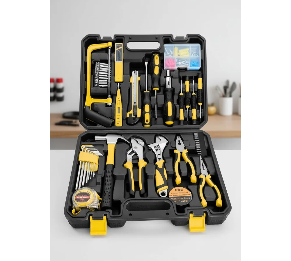 Набор инструментов для домашнего ремонта из 148 предметов с футляром для мужчин, женщин и студентов — необходимые ручные инструменты для проектов DIY и автообслуживания
Набор инструментов для домашнего ремонта из 148 предметов с футляром для мужчин, женщин и студентов — необходимые ручные инструменты для проектов DIY и автообслуживания