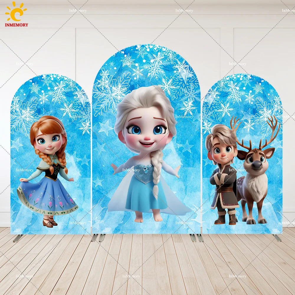 Disney Snowflake Frozen Arch Backdrop Cover Baby Anna Elsa Girls First Birthday Party Arched Wall Banner Background
Disney Snowflake Frozen Arch Backdrop Cover Baby Anna Elsa Girls First Birthday Party Arched Wall Banner Background