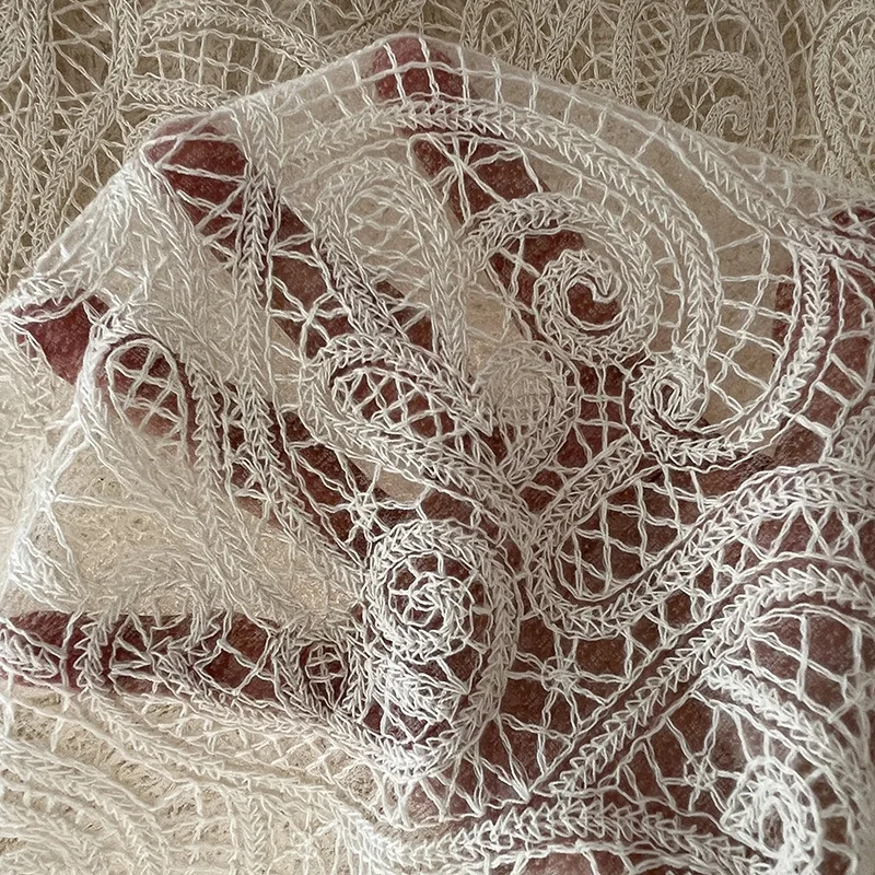 1 Yard Floral Mesh, Cotton Lace Mesh Wedding Dress Fabric Embroidered Decorative Sewing Fabric
1 Yard Floral Mesh, Cotton Lace Mesh Wedding Dress Fabric Embroidered Decorative Sewing Fabric