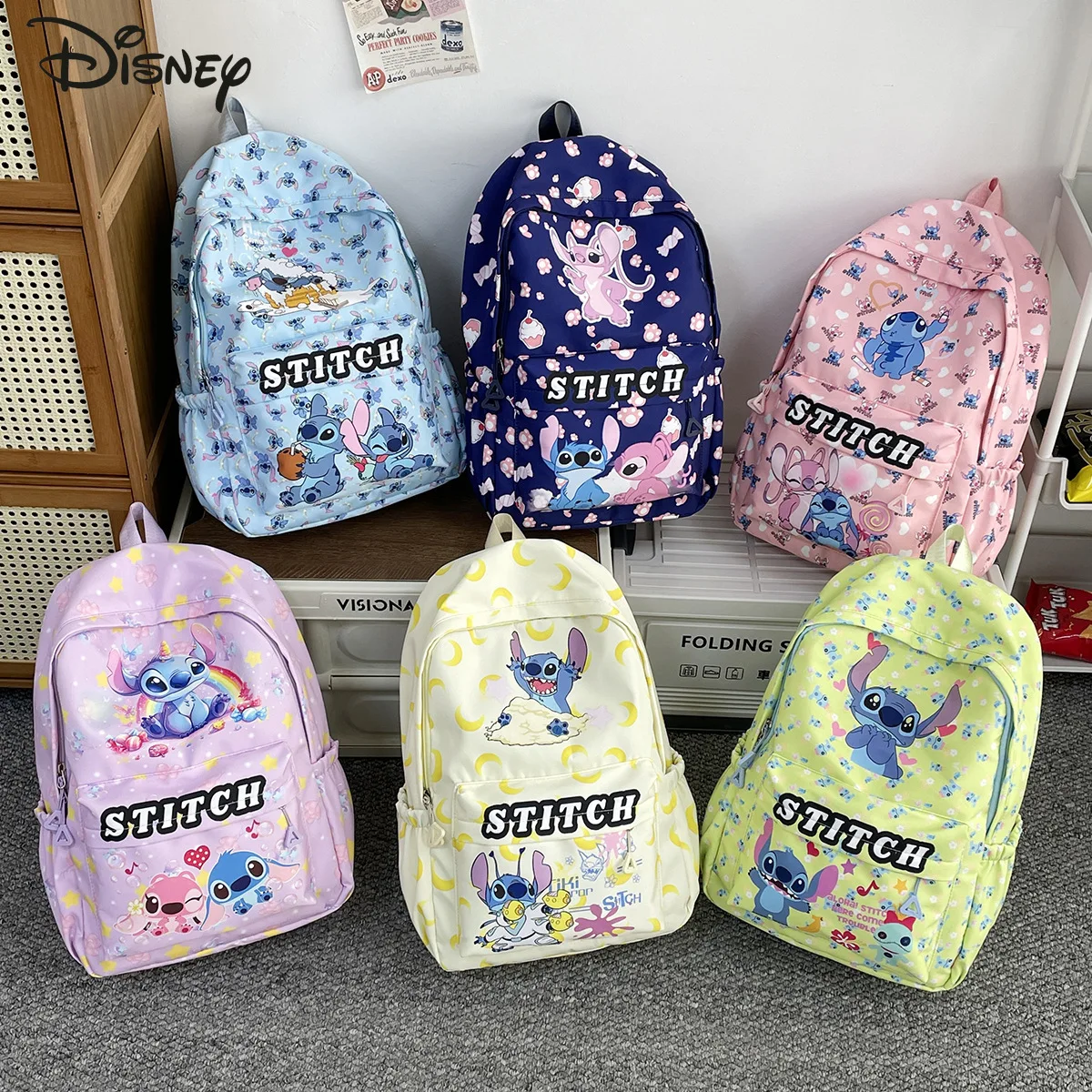 Рюкзак Disney Stitch, школьная сумка для студентов, модная сумка-тоут с героями мультфильмов аниме, большая вместительная сумка для путешествий на открытом воздухе
Рюкзак Disney Stitch, школьная сумка для студентов, модная сумка-тоут с героями мультфильмов аниме, большая вместительная сумка для путешествий на открытом воздухе