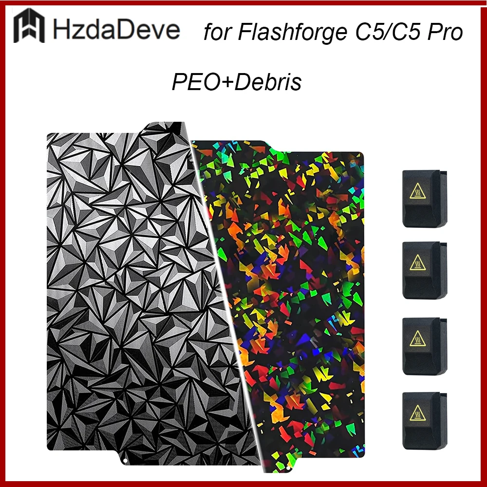 HzdaDeve Creator 5、5 Pro Build Plate Double Sided Smooth Board Heated Print Bed |256X256MM PEI PEO Sheet Spring Steel Flexible
HzdaDeve Creator 5、5 Pro Build Plate Double Sided Smooth Board Heated Print Bed |256X256MM PEI PEO Sheet Spring Steel Flexible