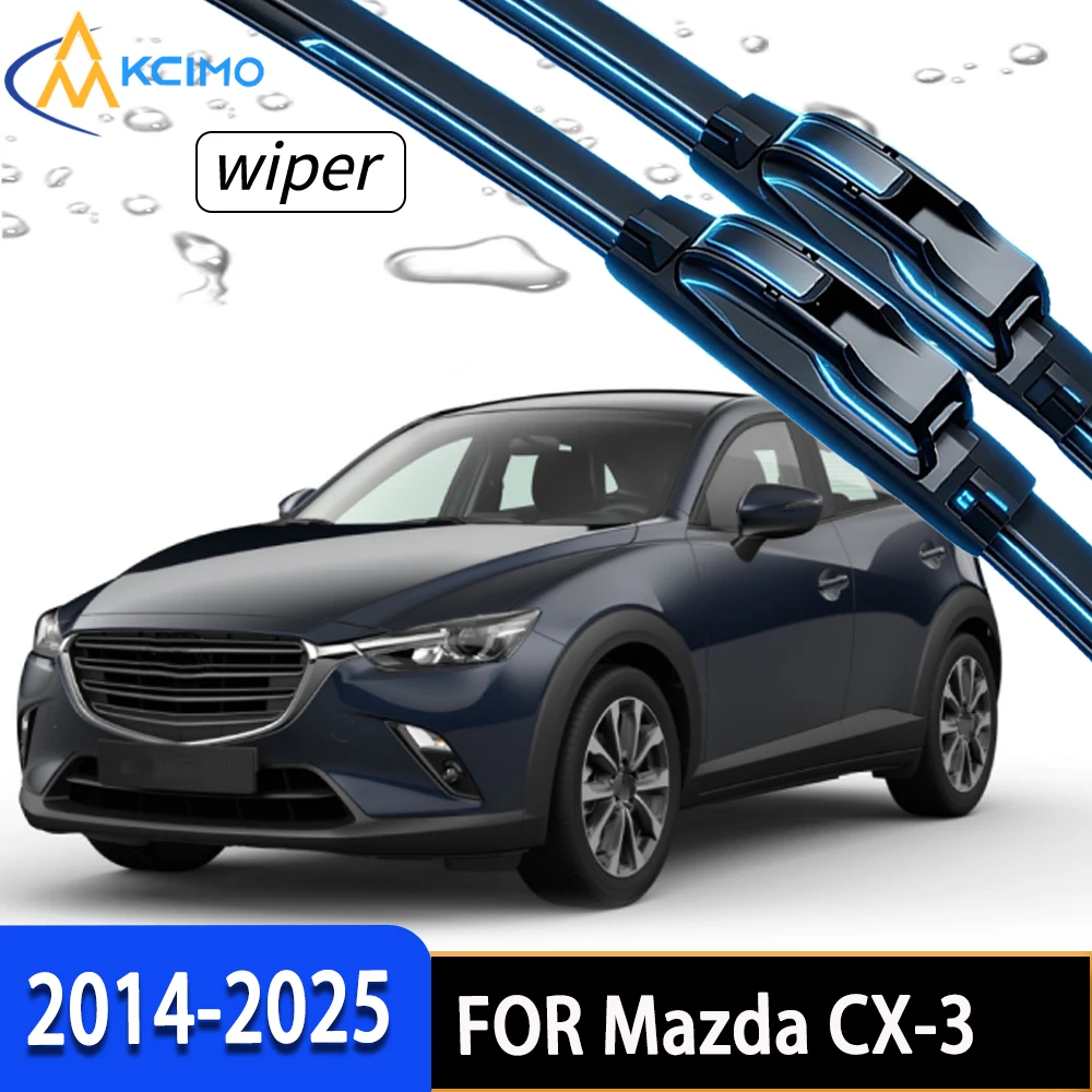 Premium Front Wiper Blades with Long-Lasting Rubber, Consistent All-Weather Performance for Mazda CX-3 DK 2014-2025
Premium Front Wiper Blades with Long-Lasting Rubber, Consistent All-Weather Performance for Mazda CX-3 DK 2014-2025
