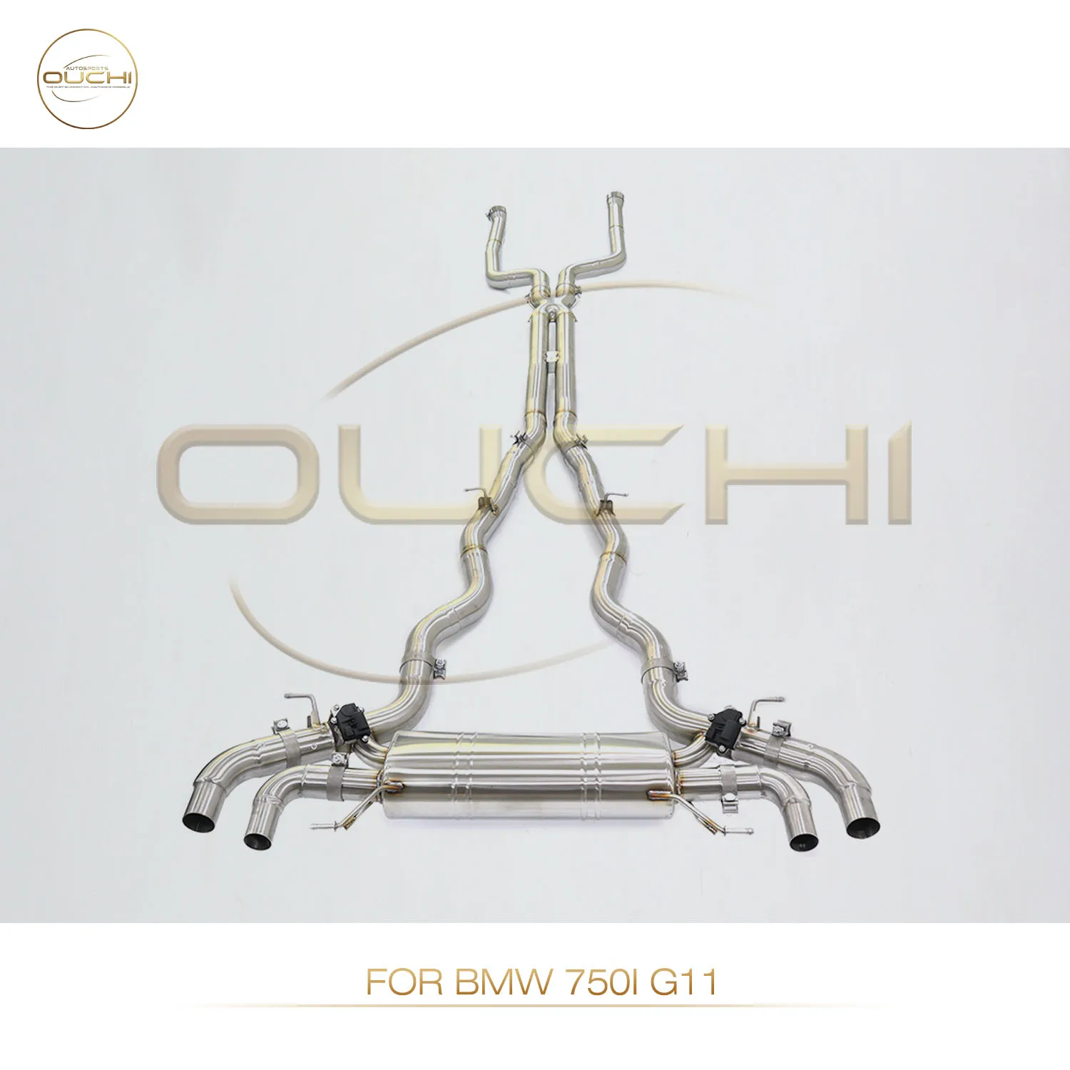 OUCHI Stainless Steel Exhaust System Performance Catback For BMW 750i G11 Muffler With Electronic Valve Auto Parts
OUCHI Stainless Steel Exhaust System Performance Catback For BMW 750i G11 Muffler With Electronic Valve Auto Parts
