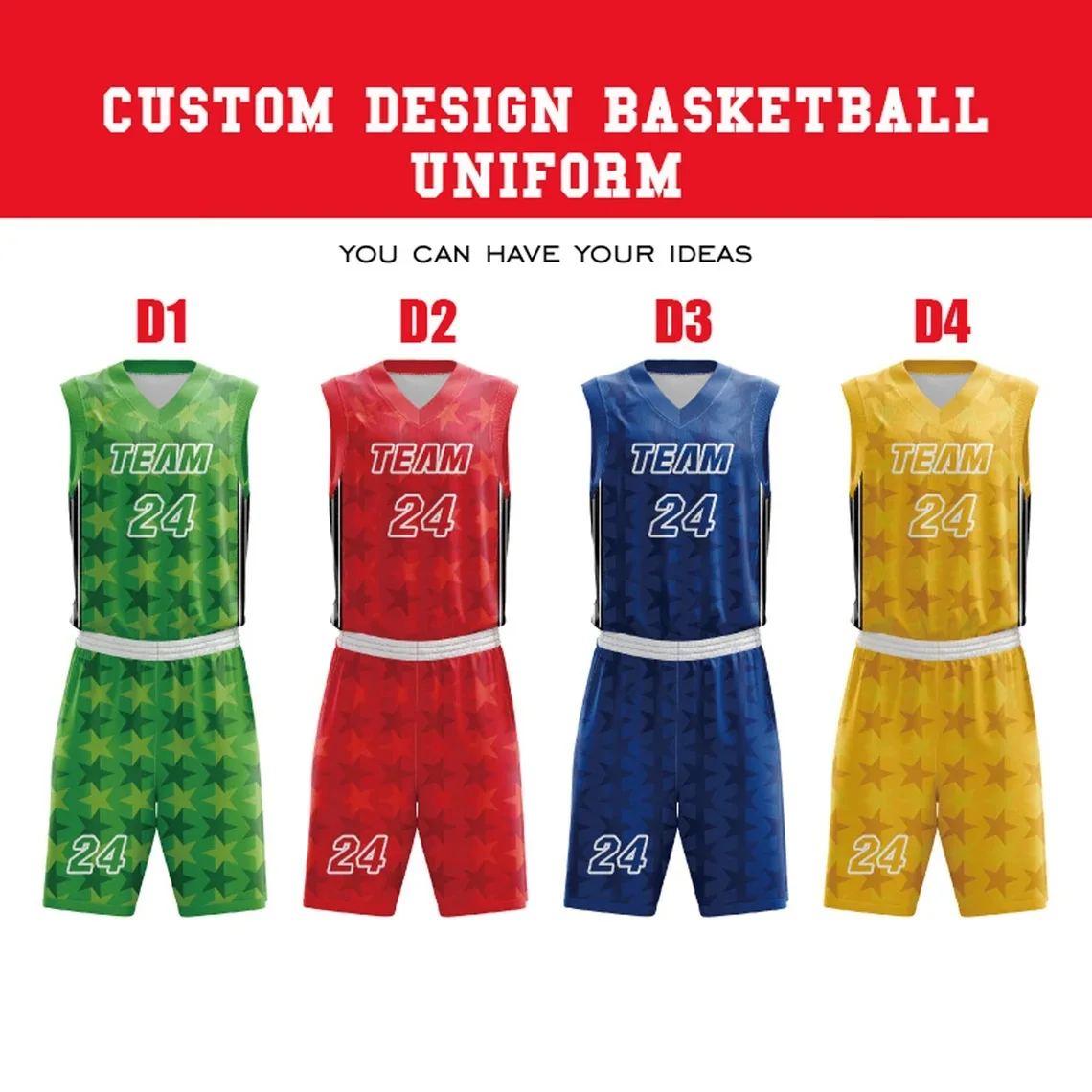 Custom Basketball Jersey And Shorts, Sports Uniform Set, Personalized Text Name Number for Team
Custom Basketball Jersey And Shorts, Sports Uniform Set, Personalized Text Name Number for Team