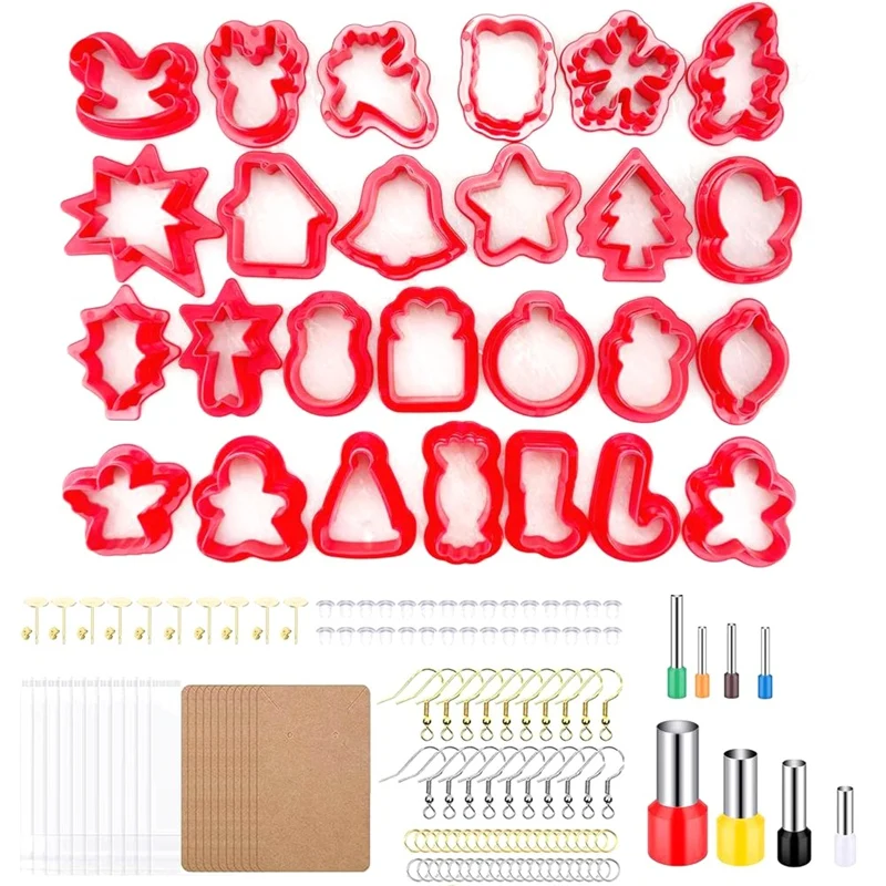 Рождественский резак для полимерной глины, набор резаков для глины из 144 предметов для изготовления сережек, рождественский резак для глины для изготовления сережек
Рождественский резак для полимерной глины, набор резаков для глины из 144 предметов для изготовления сережек, рождественский резак для глины для изготовления сережек