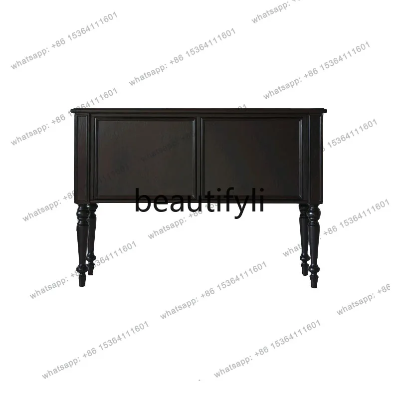 Solid wood black entrance cabinet, entrance door, corridor, aisle, foyer cabinet, advanced storage side cabinet
Solid wood black entrance cabinet, entrance door, corridor, aisle, foyer cabinet, advanced storage side cabinet