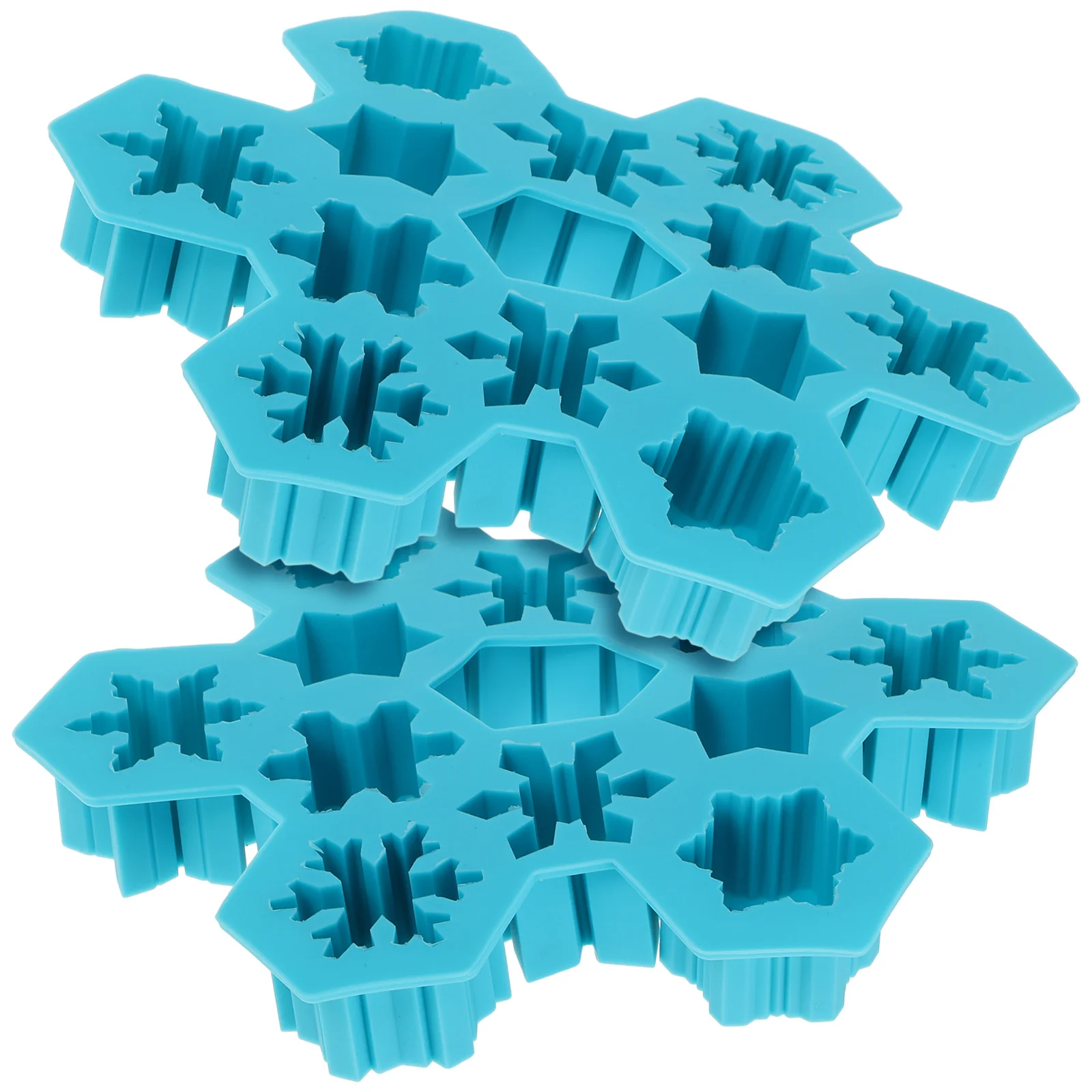 2Pcs Snowflake Ice Cube Tray 12 Grids Silicone Mold for Baking Chocolate Cake Cupcake Dessert Making Freezer Safe Flexible
2Pcs Snowflake Ice Cube Tray 12 Grids Silicone Mold for Baking Chocolate Cake Cupcake Dessert Making Freezer Safe Flexible