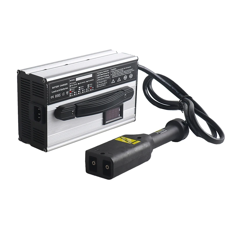15AMP Golf Cart Charger For 48 Volt Golf Cart Charger With Digital Display&Handle For EZGO TXT-D Style Plug US Plug
15AMP Golf Cart Charger For 48 Volt Golf Cart Charger With Digital Display&Handle For EZGO TXT-D Style Plug US Plug