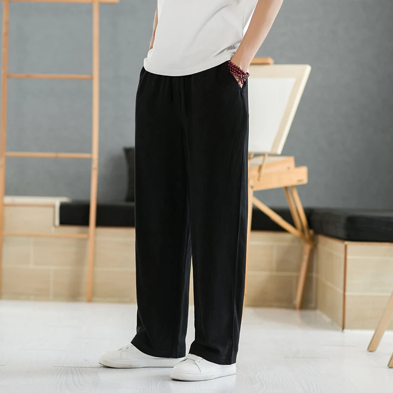 Men's Summer Lightweight Cotton Linen Straight Leg Casual Pants Loose Wide Leg Long Trousers Breathable Comfortable Straight ...
Men's Summer Lightweight Cotton Linen Straight Leg Casual Pants Loose Wide Leg Long Trousers Breathable Comfortable Straight ...