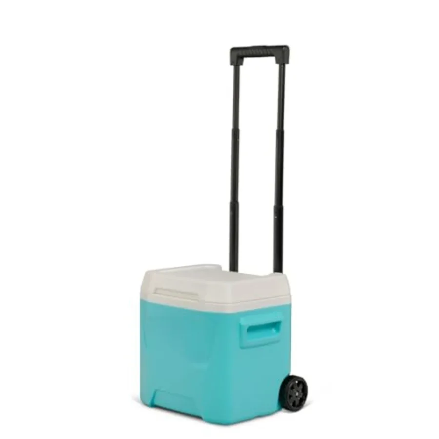 16 QT Cooler with Durable Wheels and Handle, Hard-Sided Ice Chest, Rolling Insulated Cooler for Travel, Beach, Camping and Day
16 QT Cooler with Durable Wheels and Handle, Hard-Sided Ice Chest, Rolling Insulated Cooler for Travel, Beach, Camping and Day