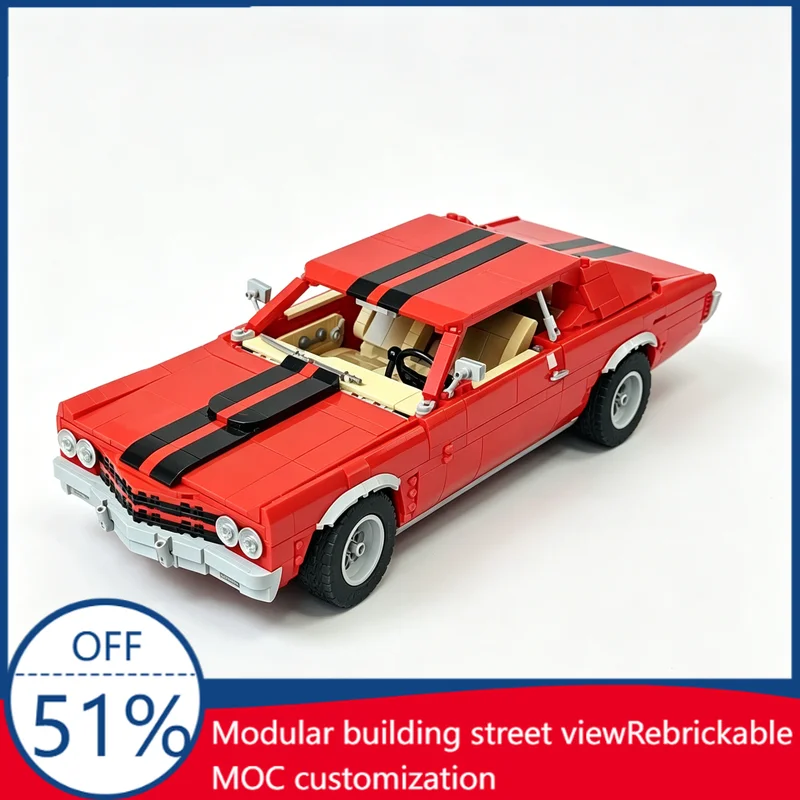 2064PCS 1970 Classic Muscle Car Model Custom Building Blocks Assembly Vehicle Educational Toy Creative Collection Display Gift
2064PCS 1970 Classic Muscle Car Model Custom Building Blocks Assembly Vehicle Educational Toy Creative Collection Display Gift