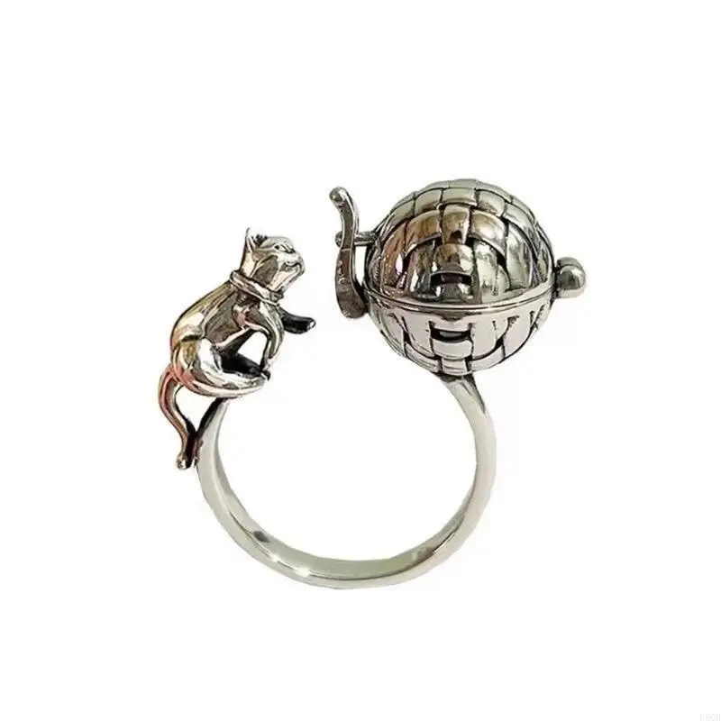 D5QB Stylish Essential Oil Diffuser Rings Accessory Adjustable and Easy to Use Finger Rings Jewelry for Aromatherapy Lovers
D5QB Stylish Essential Oil Diffuser Rings Accessory Adjustable and Easy to Use Finger Rings Jewelry for Aromatherapy Lovers