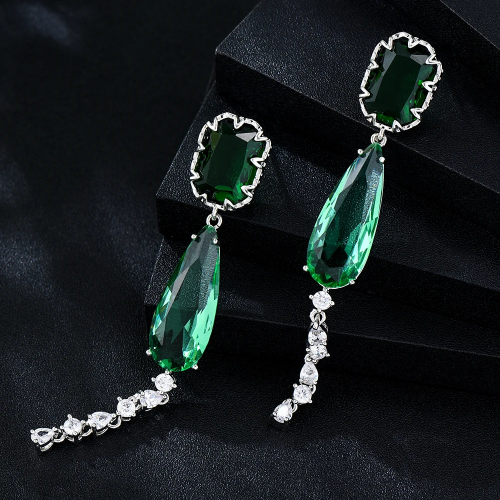 Missvikki Temperament Women's Drop Earrings Engagement Wedding Luxury Fashion Ear Piercing Accessories Brilliant CZ 2022 Jewelry
Missvikki Temperament Women's Drop Earrings Engagement Wedding Luxury Fashion Ear Piercing Accessories Brilliant CZ 2022 Jewelry